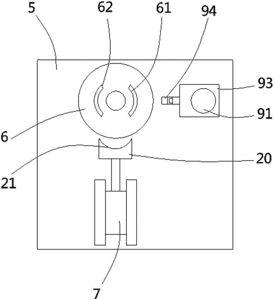 Medicine bottle label detection mechanism for labeling machine