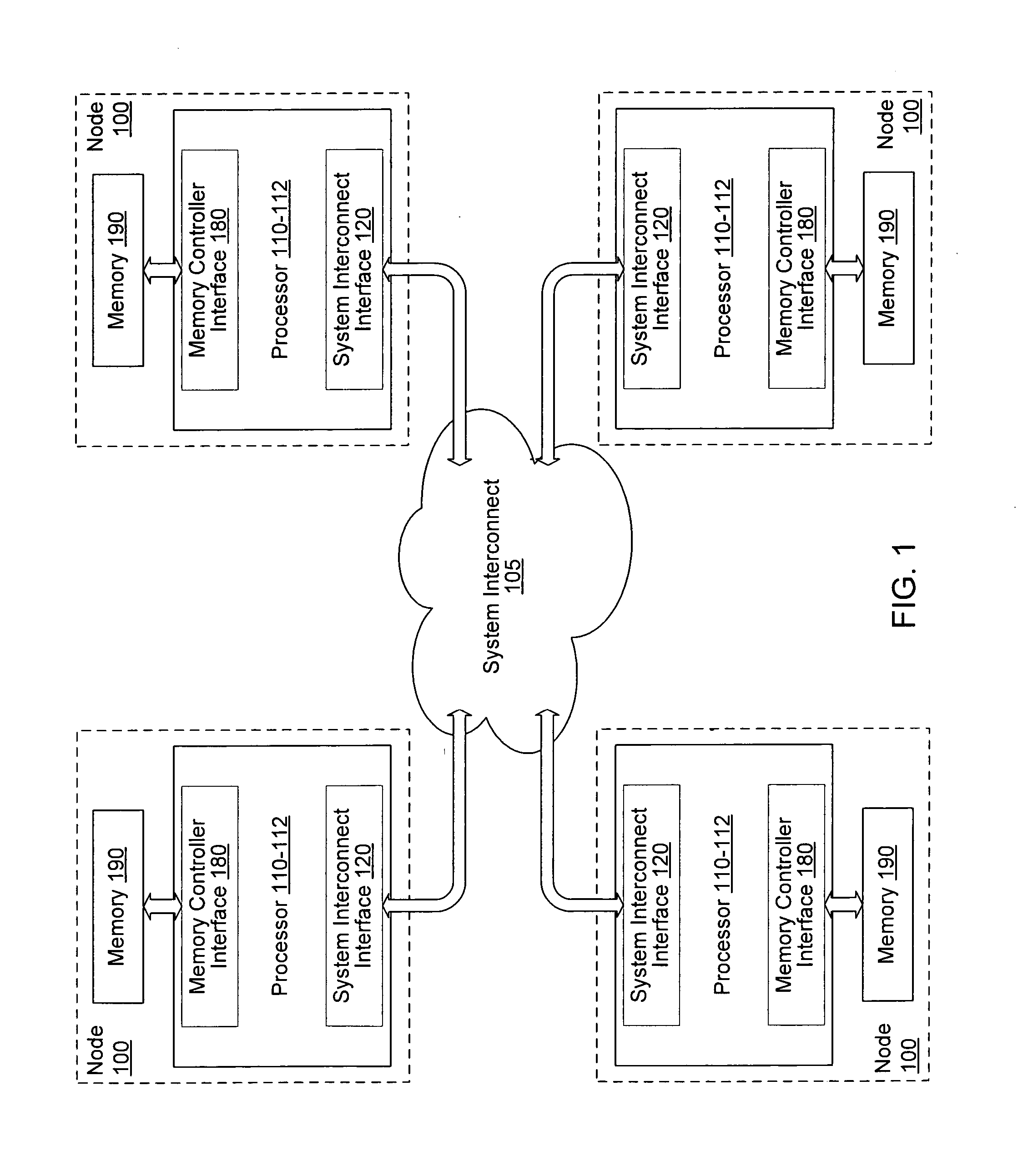 Home node aware replacement policy for caches in a multiprocessor system