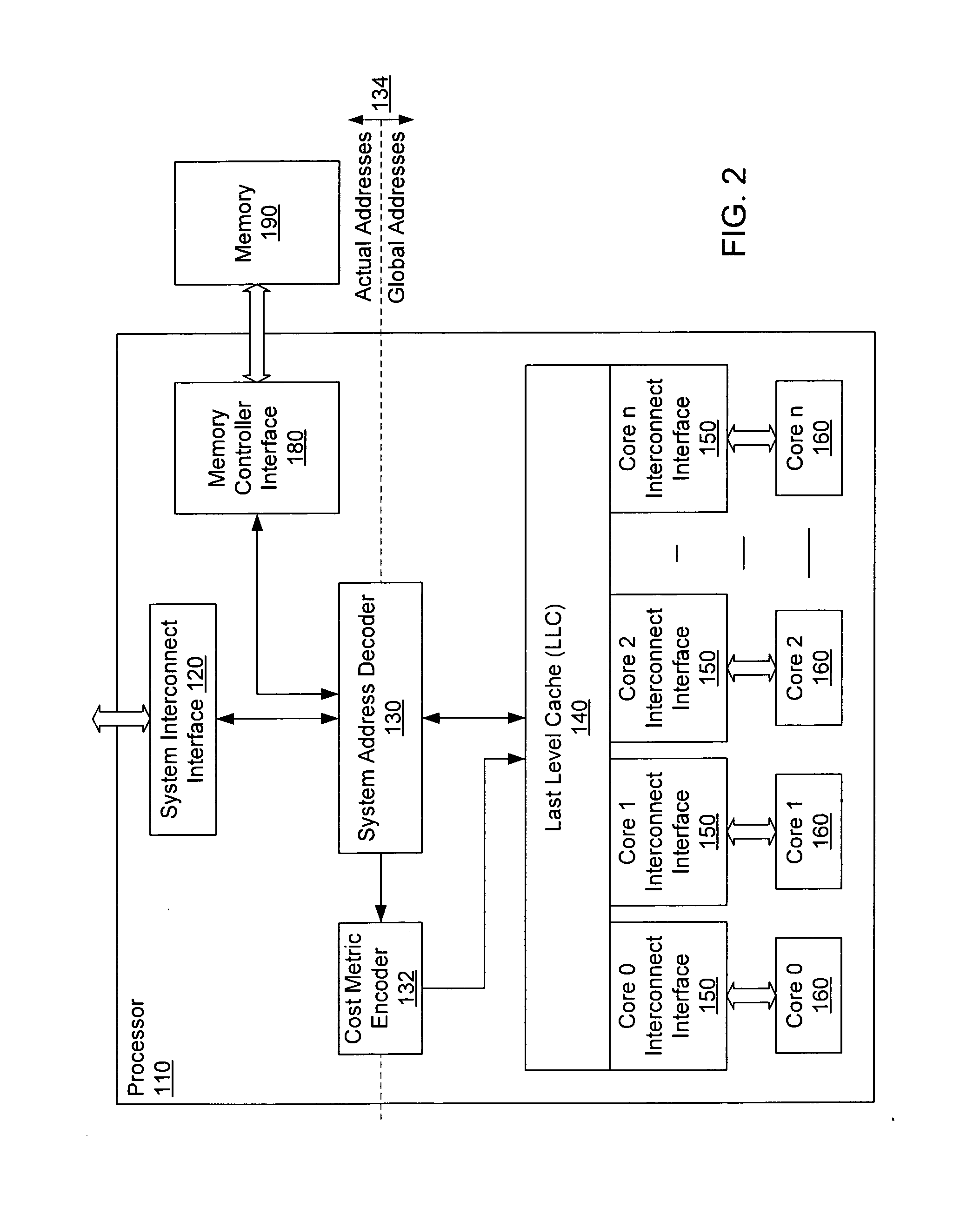 Home node aware replacement policy for caches in a multiprocessor system