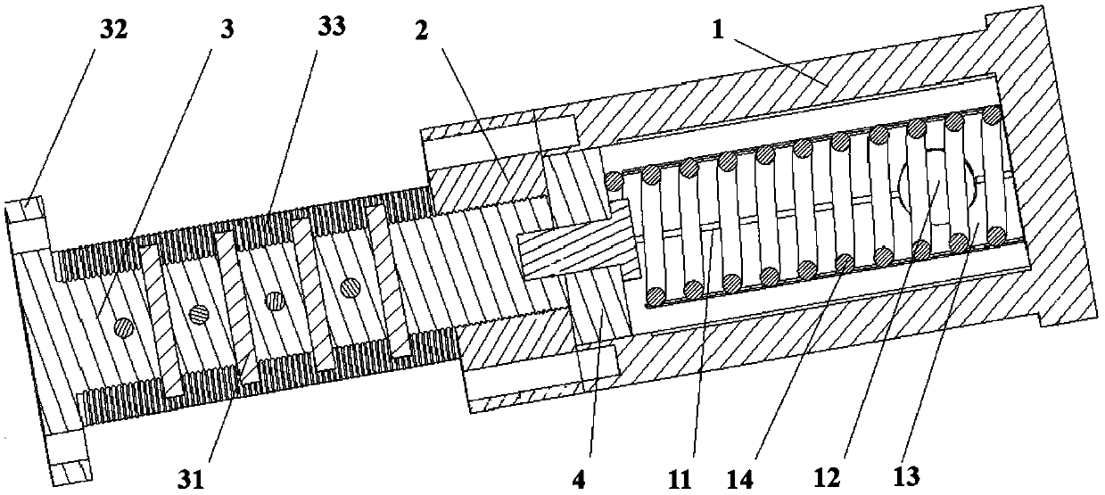 Three-level energy dissipation unit and energy dissipation guardrail device