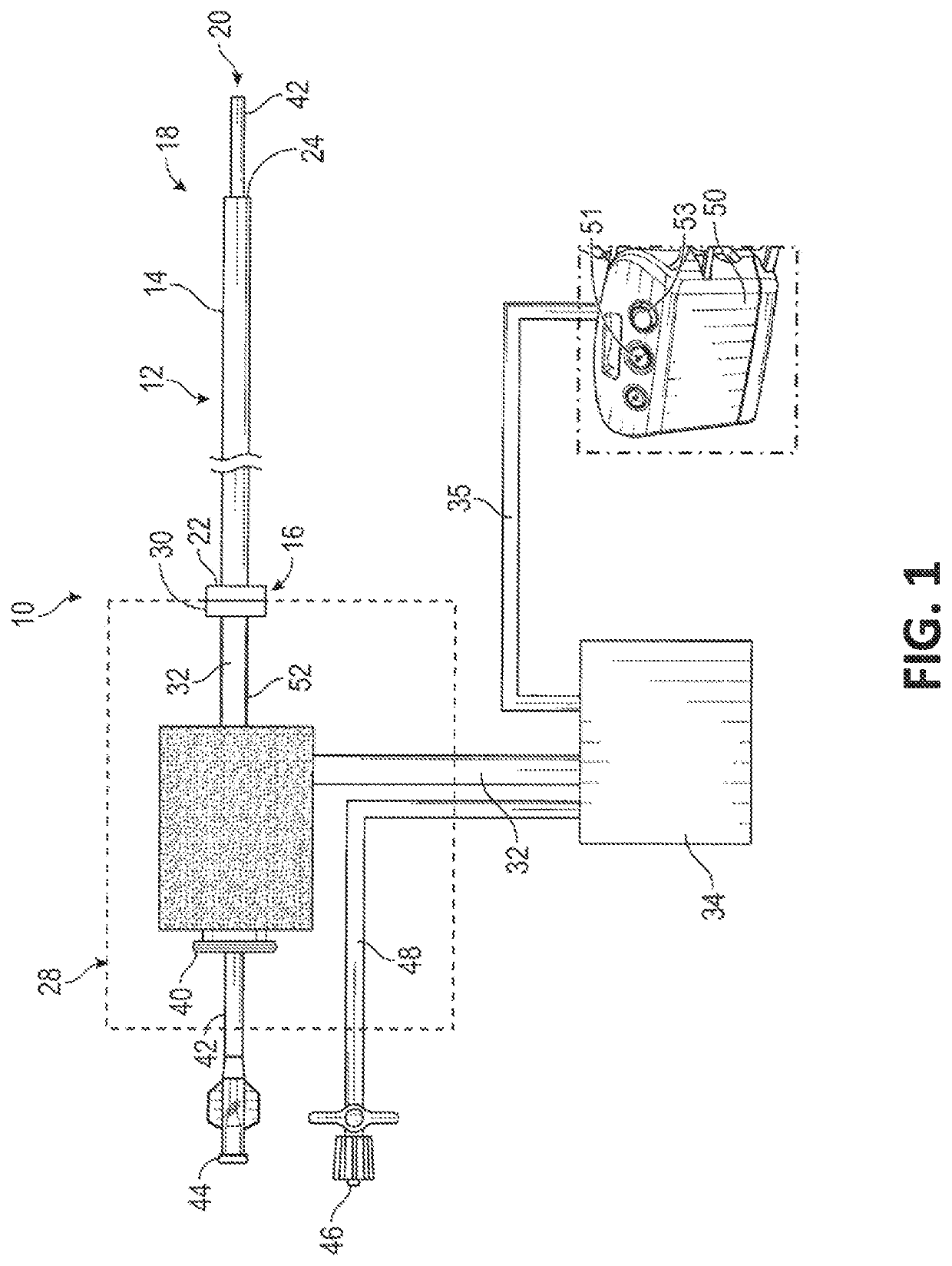 Aspiration system with accelerated response