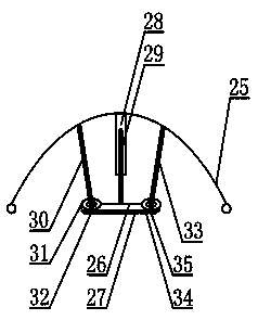 Reflector device for turning blind area of traffic curve