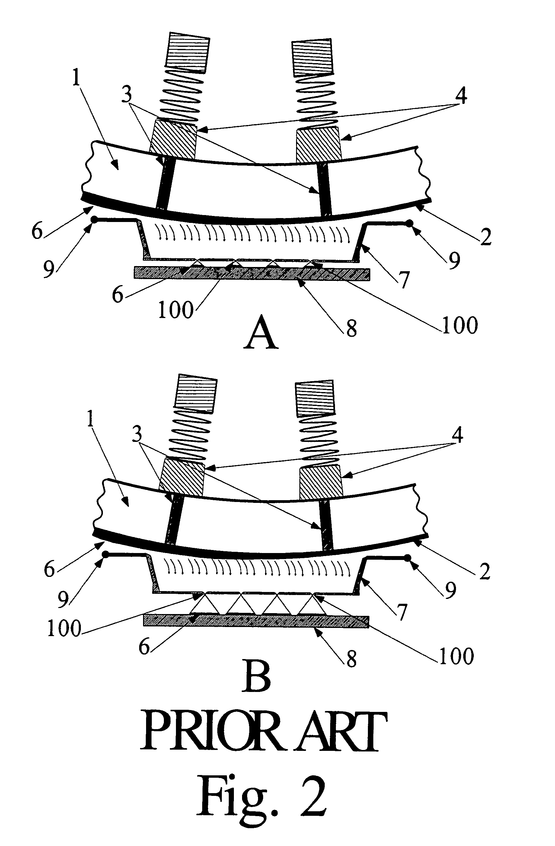 Patterned thin-film deposition using collimating heated masked assembly