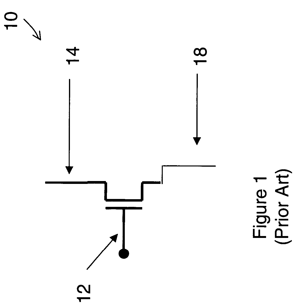 Field effect devices having a drain controlled via a nanotube switching element