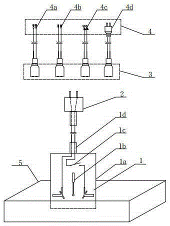 Low voltage mobile power supply switching device