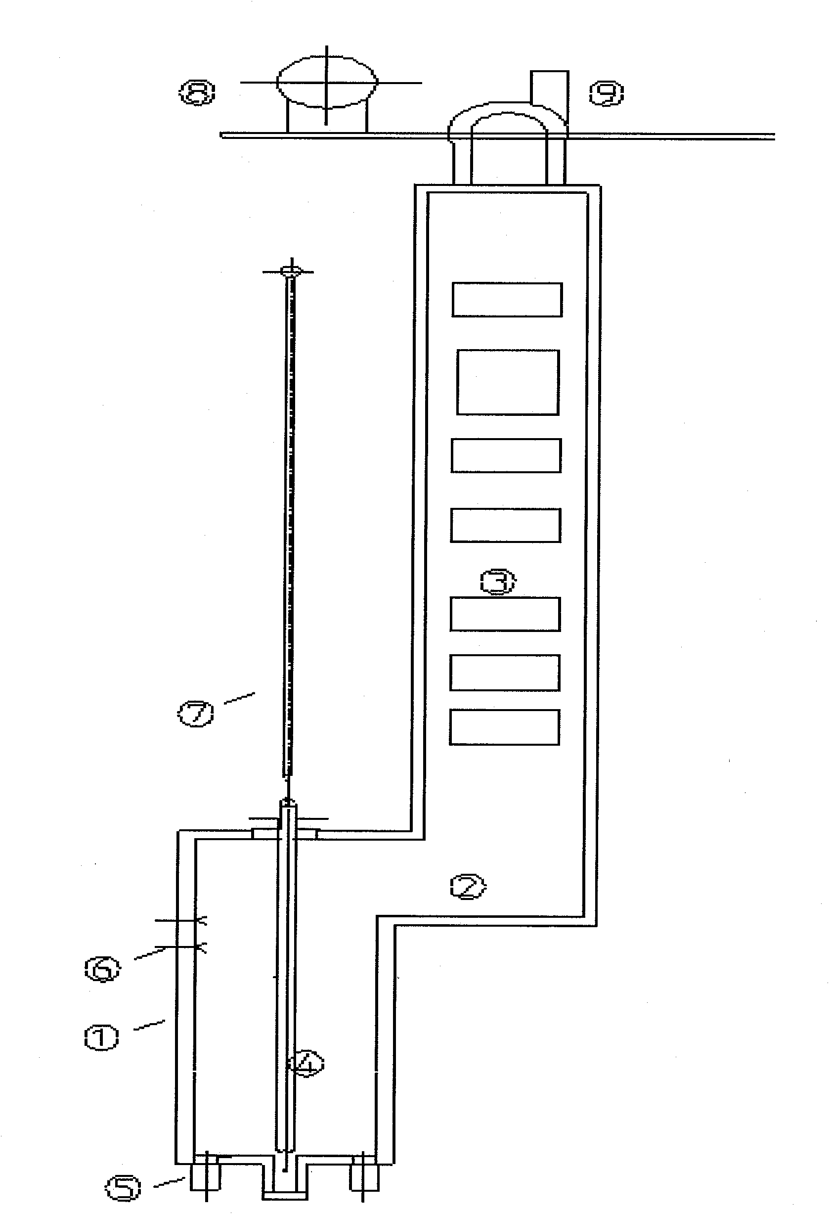 Cracking furnace for cracking hydrocarbon steam to prepare ethylene