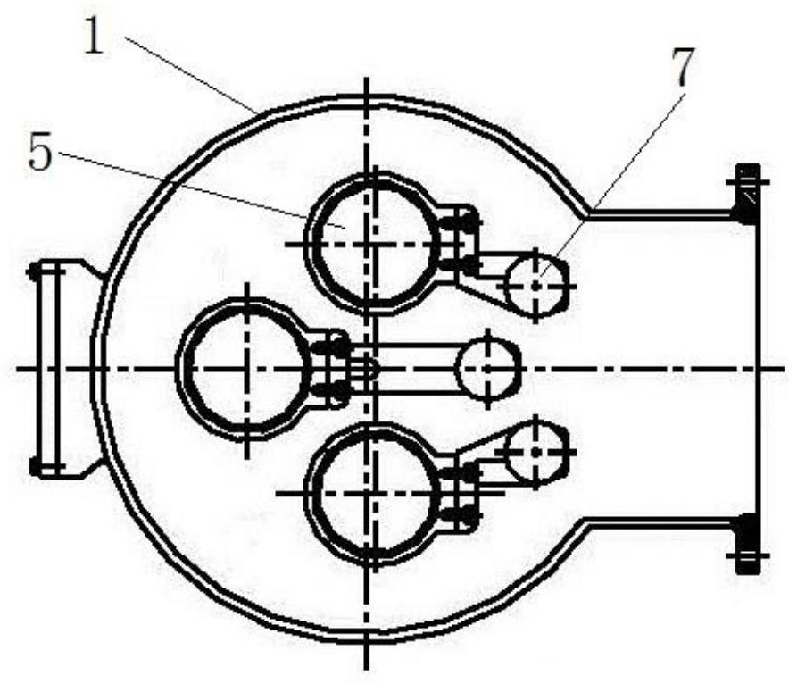 Vertical circuit breaker and high-voltage switchgear using vertical circuit breaker