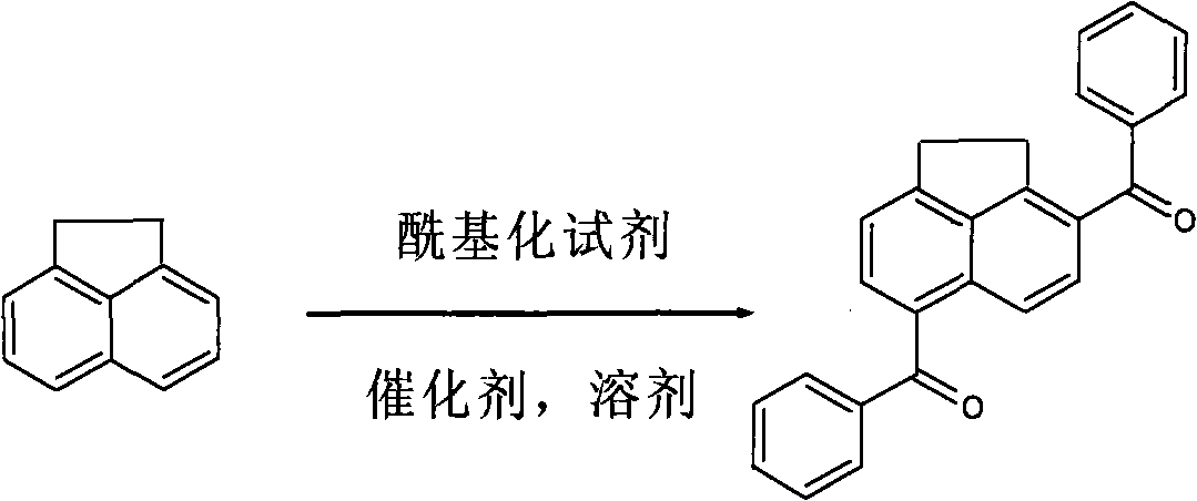 Polycyclic arone 3,6-diphenyl acenaphthene and synthesis method thereof