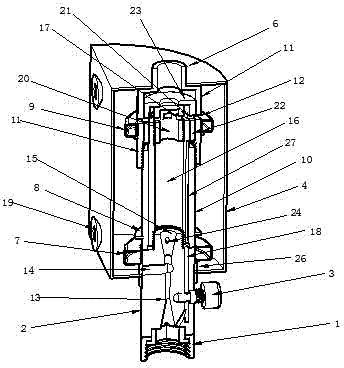 Domestic water heater water-saving device