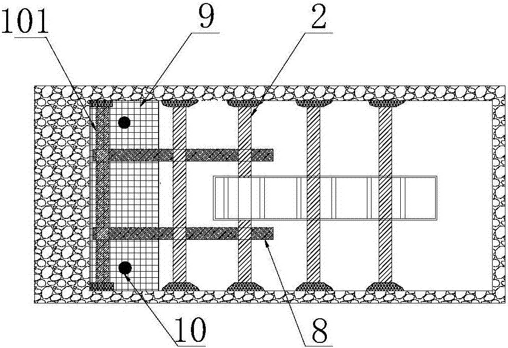 A kind of roadway excavation method of coal seam re-mining in goaf