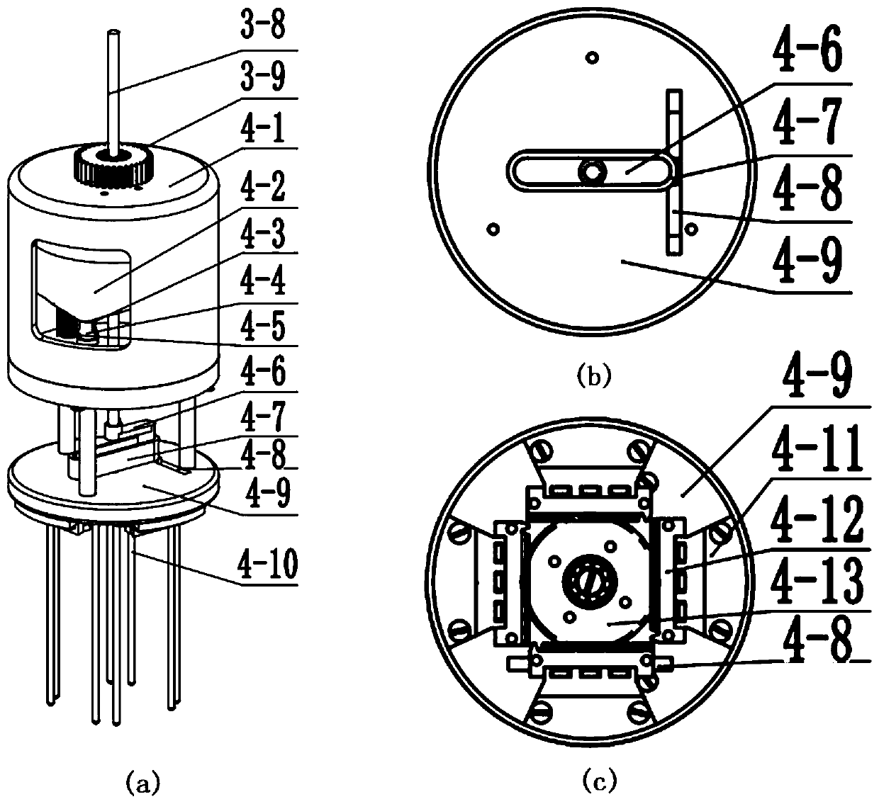 Mechanical vibration and rotation coupling stirring device for manufacturing semi-solid blanks