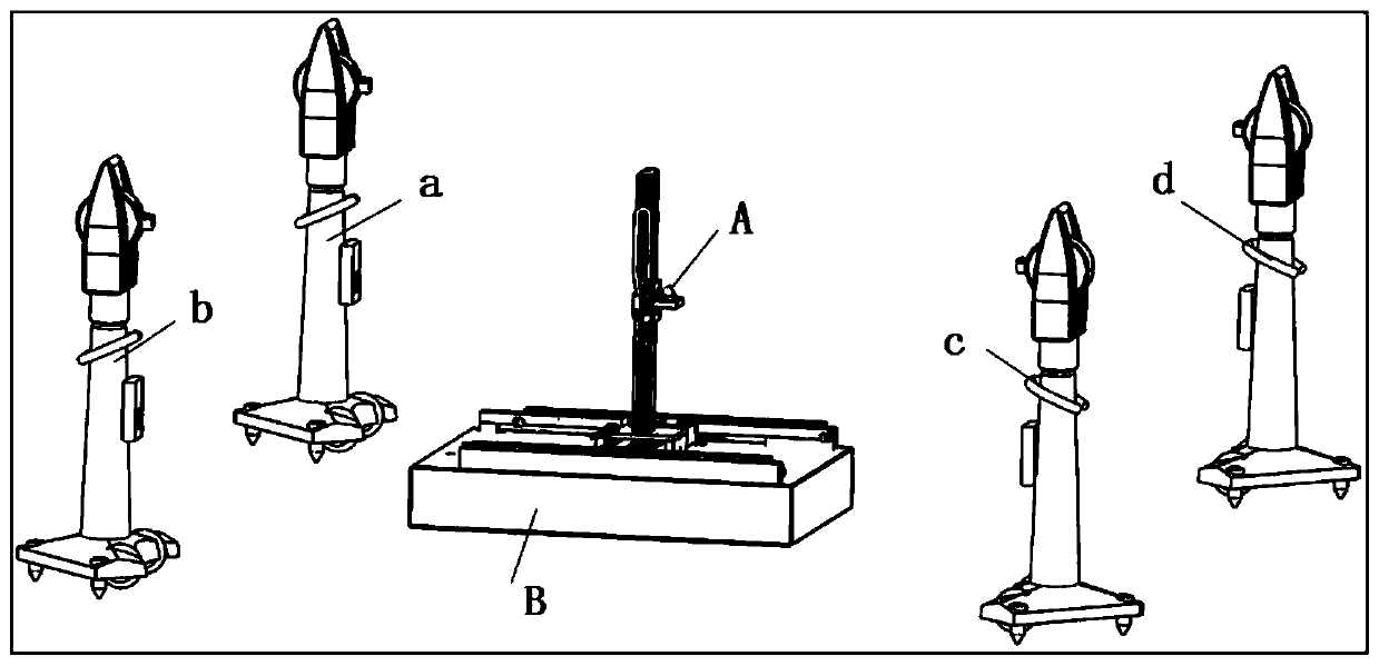 Coordinate conversion method based on multi-dimensional dynamic etalon