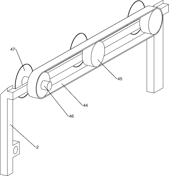 Triangular prism chamfering and grinding equipment for toy building blocks