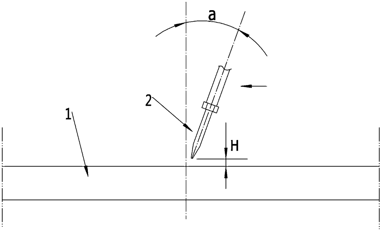 Quick coating removing method of coating thermal forming steel