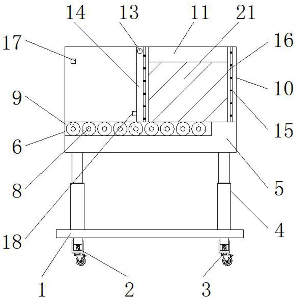 A mobile transport device for electromechanical equipment