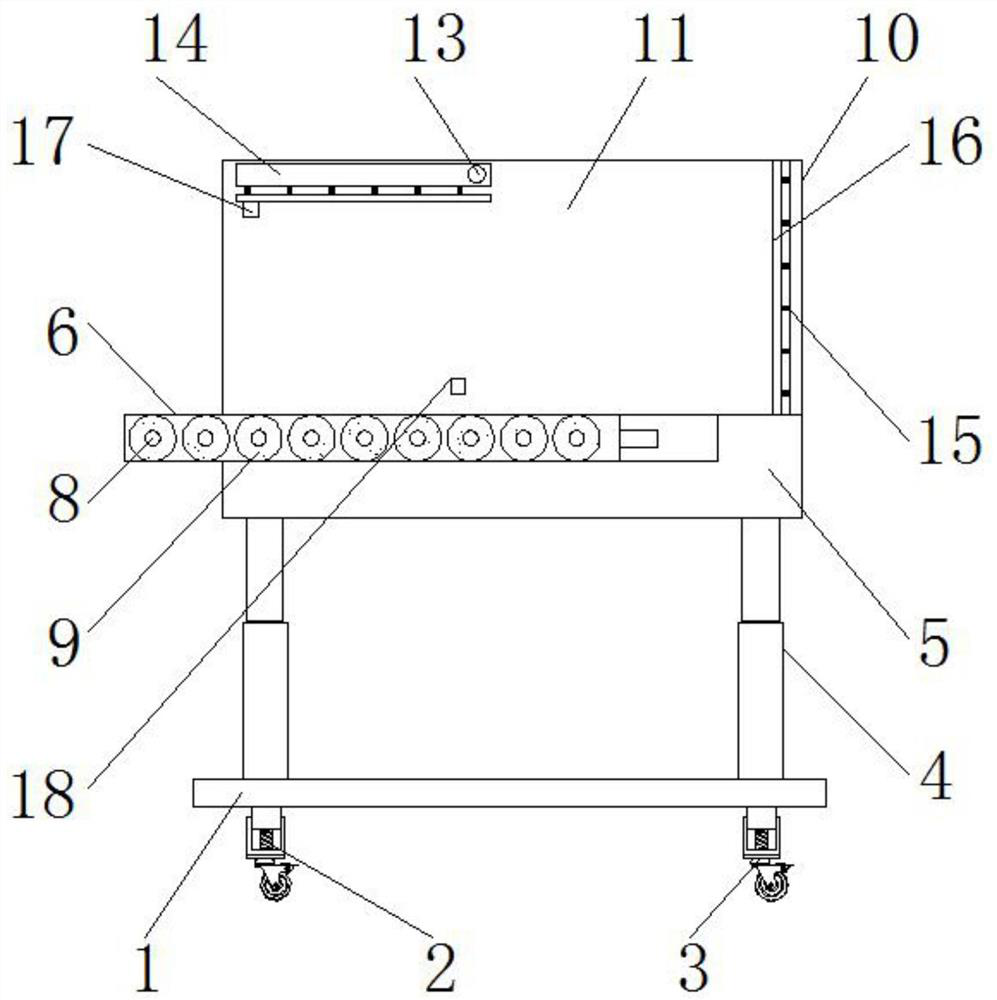 A mobile transport device for electromechanical equipment