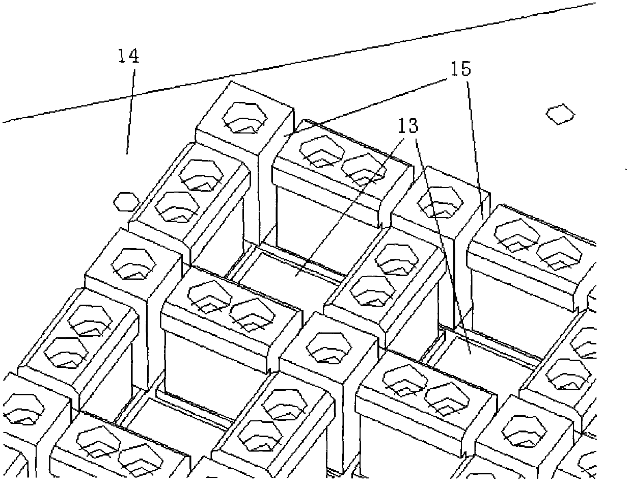 Cube magnetic steel pushing mechanism based on Halbach permanent magnet array