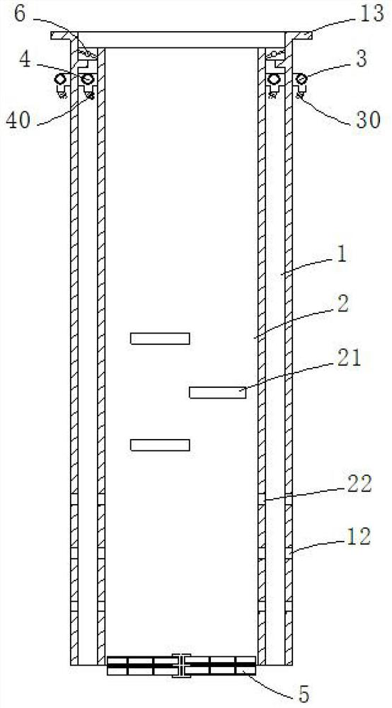 Liquid level meter auxiliary structure suitable for harsh work environment