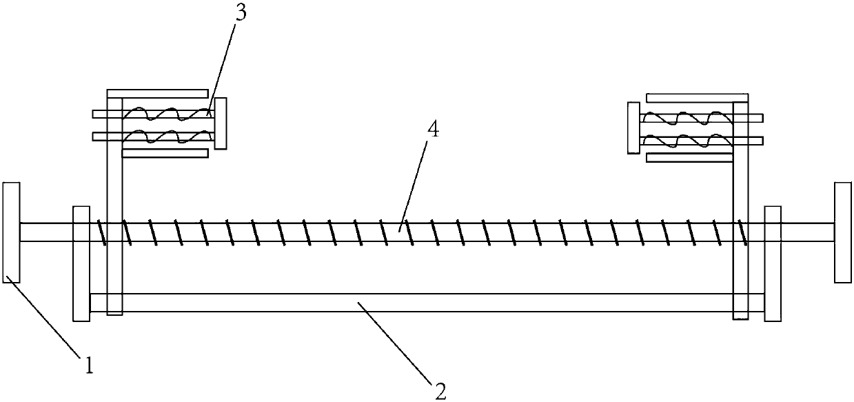 Elastic adjustable cooling frame for extruded plate