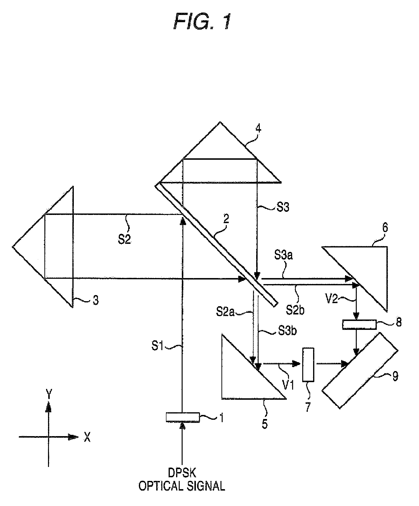 Optical signal demodulator