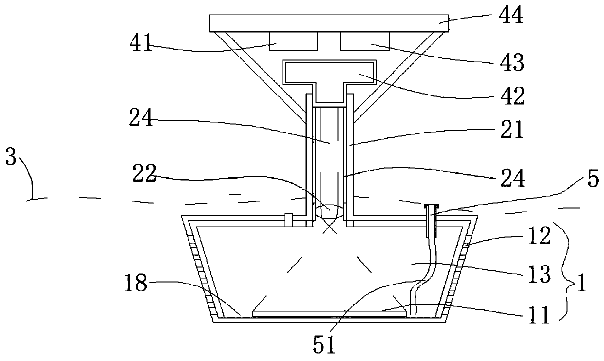 Underground insect situation luring and killing and observing and forecasting device