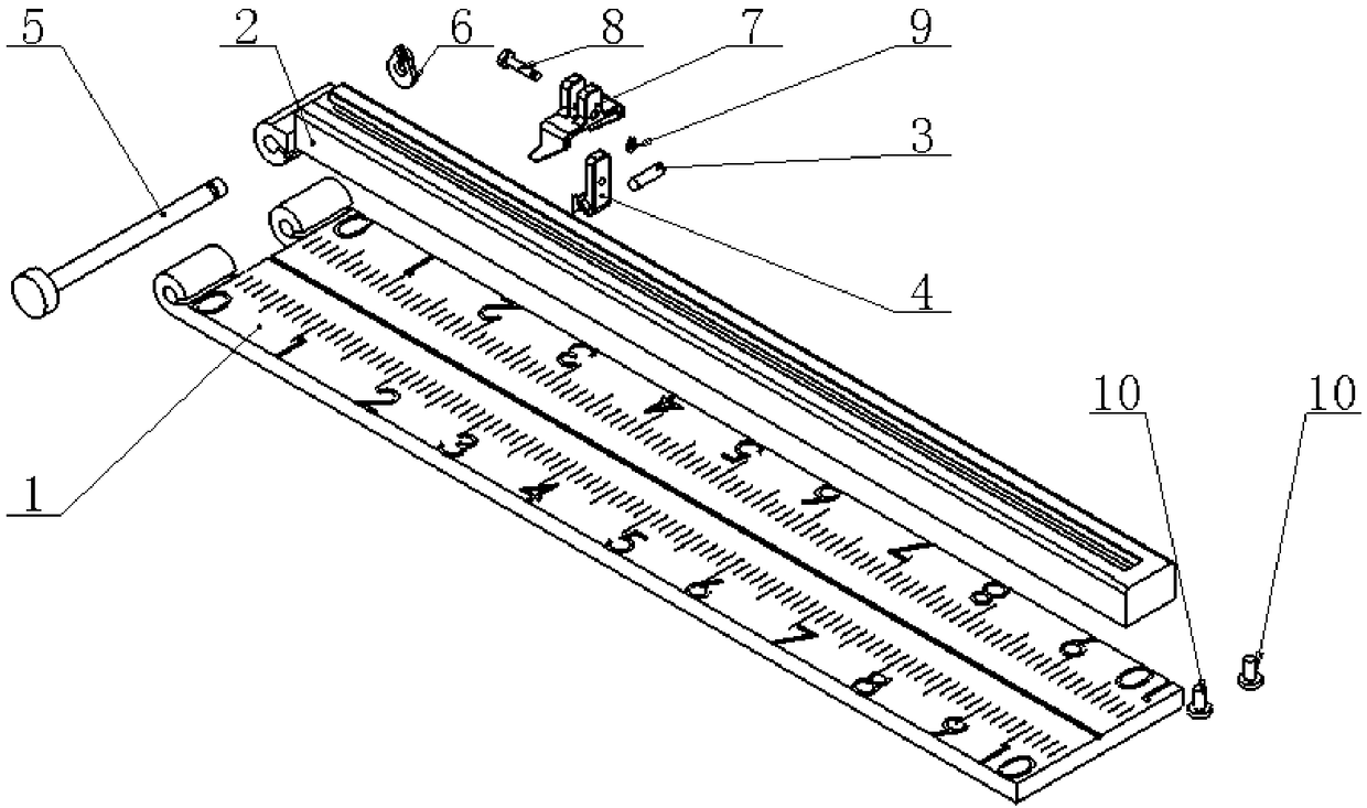 Film clipping device with compression positioning and guide clipping functions and application method of film clipping device