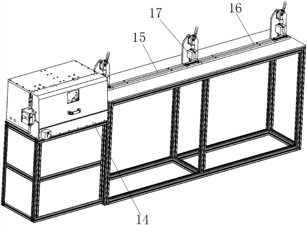 Corrugated pipe threading device