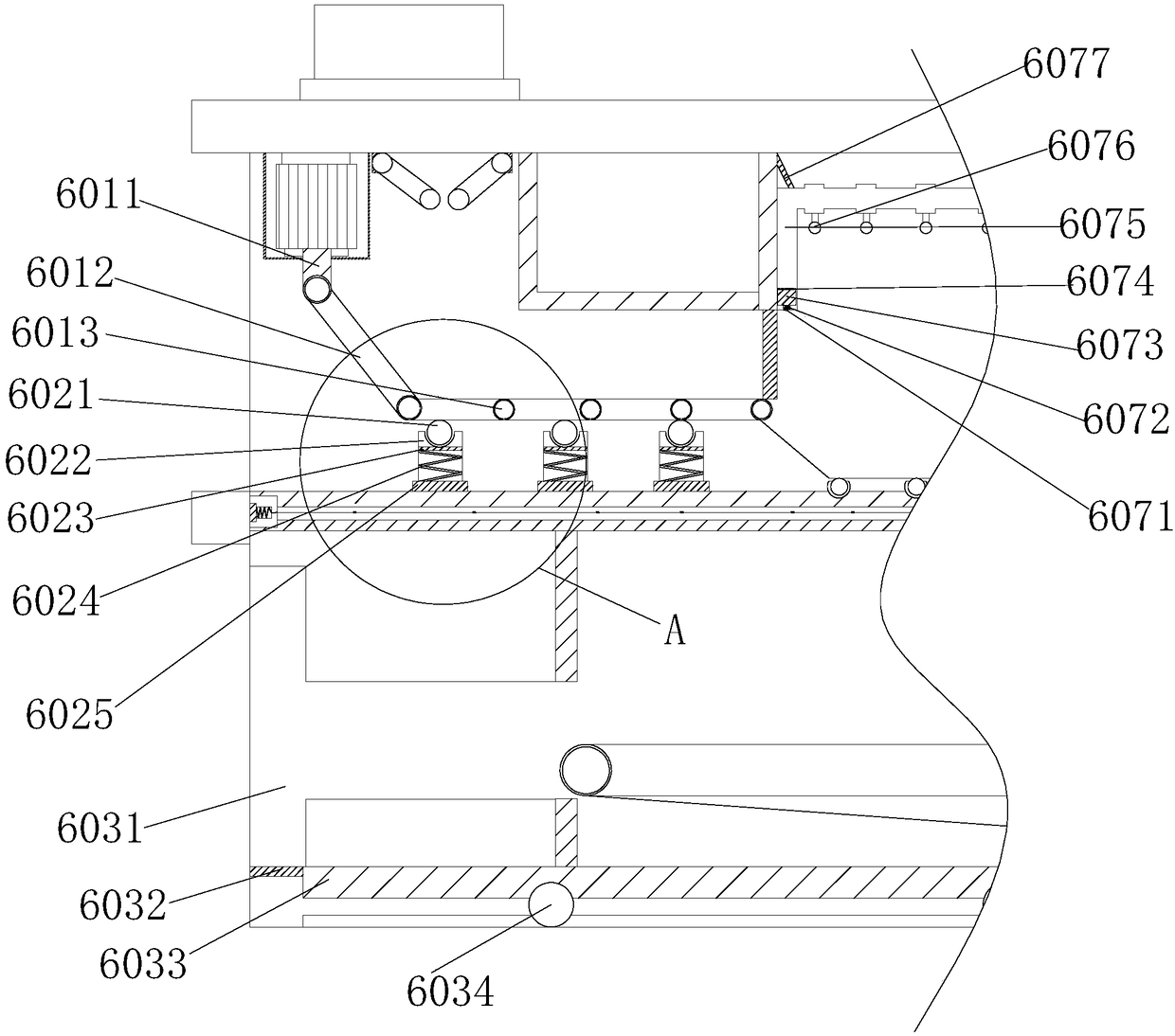 Industrial wastewater rapidly-processing device used for reducing sewage discharge