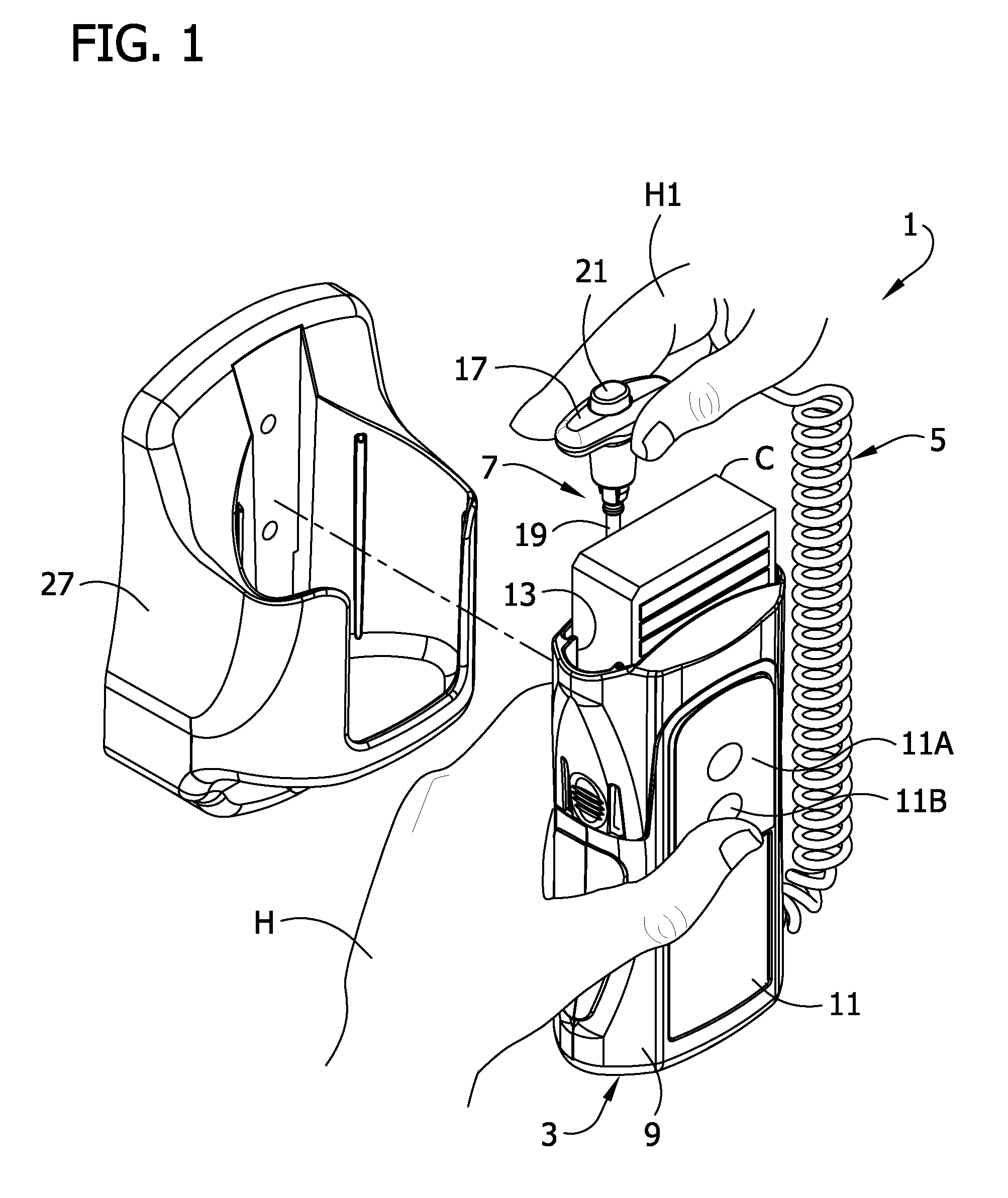 Electronic thermometer with selectable modes