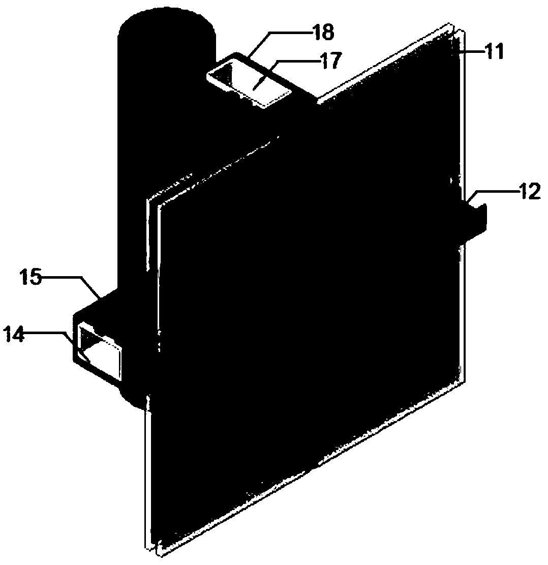 High-rise building rainwater collecting self-circulation utilization system