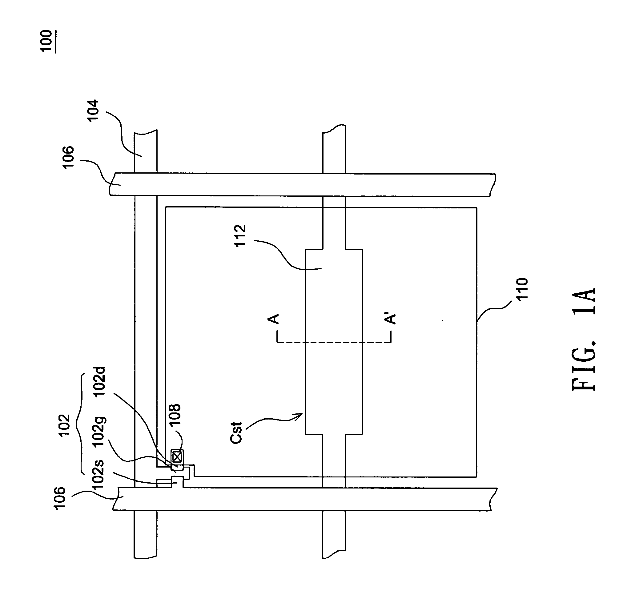 Active matrix type liquid crystal display device