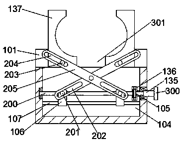 Directional positioning fastener of sighting lens