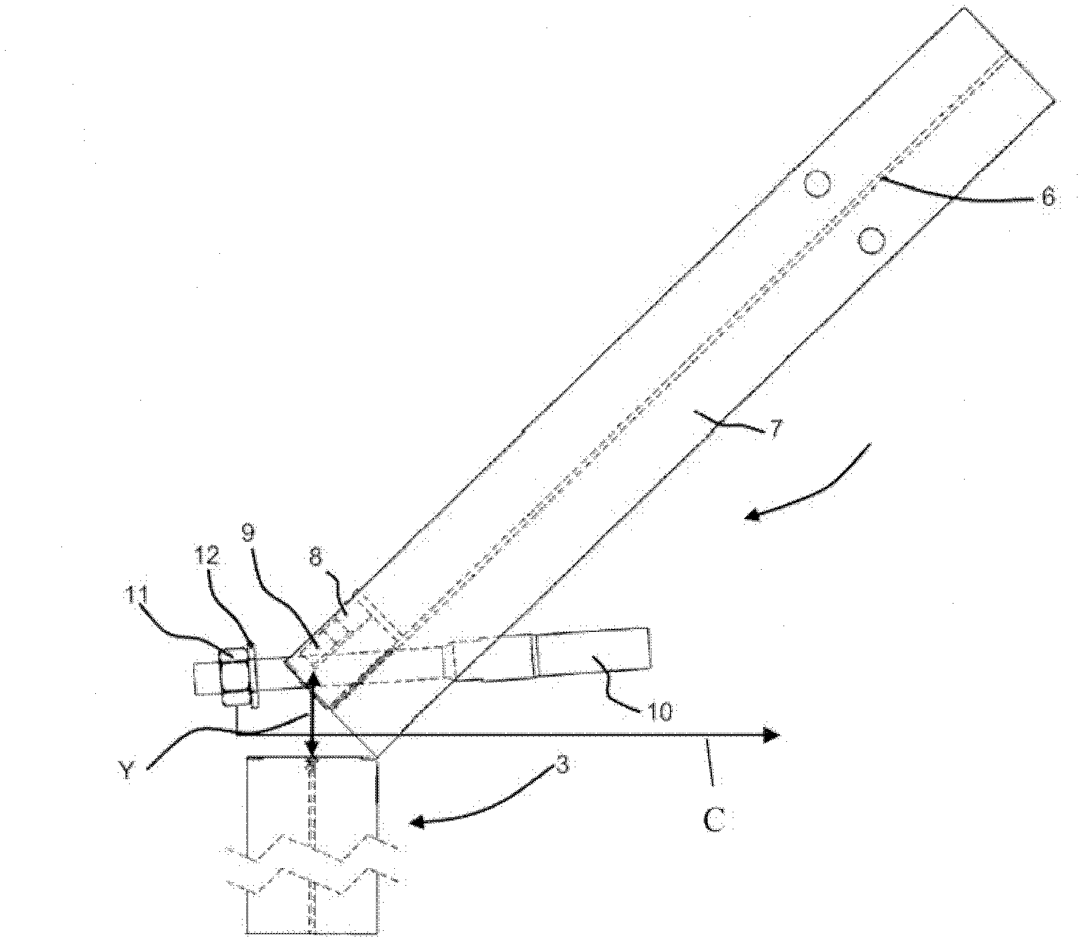 Terminal post for a barrier and a barrier