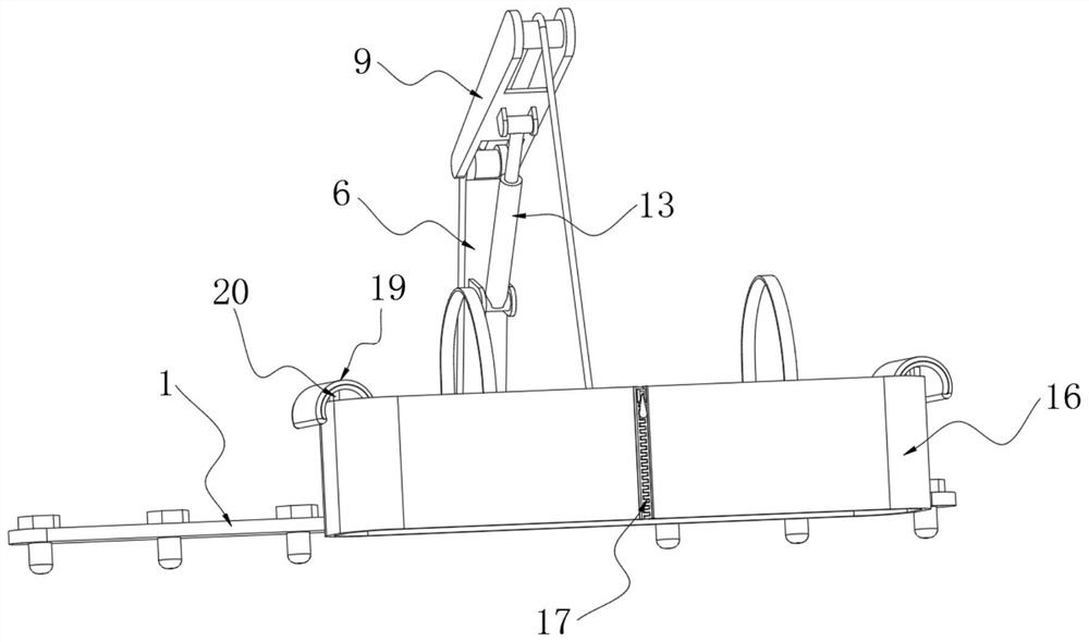 Supporting device for surgical postoperative patient