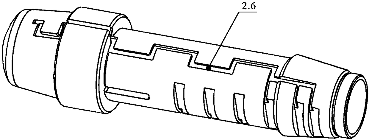 Testing device for high-axial-overload test of energetic materials