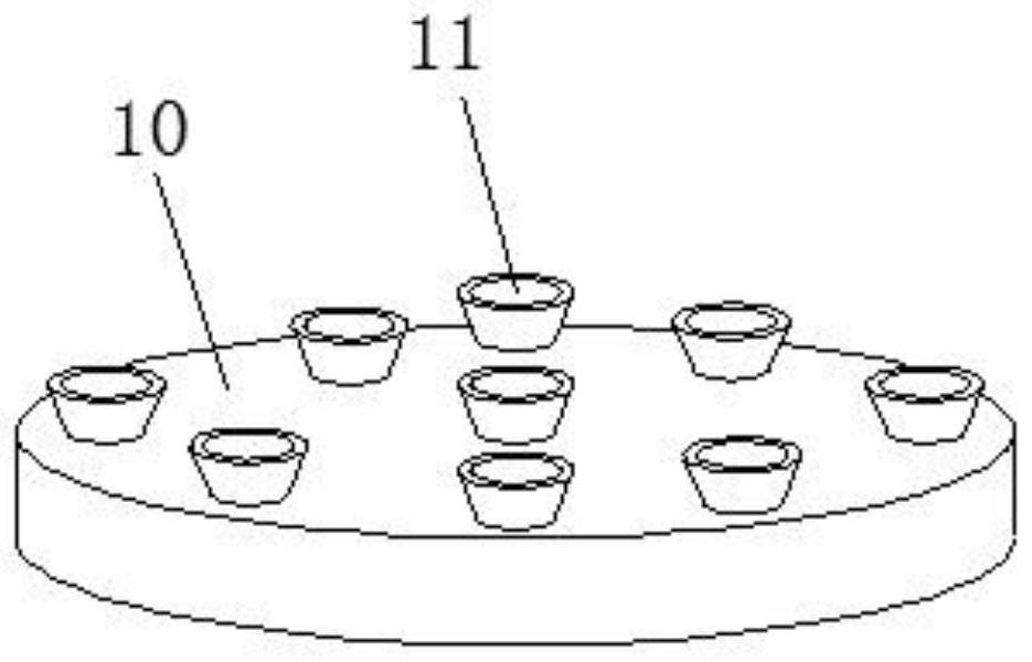 CPU clamping device for CPU taking and placing module