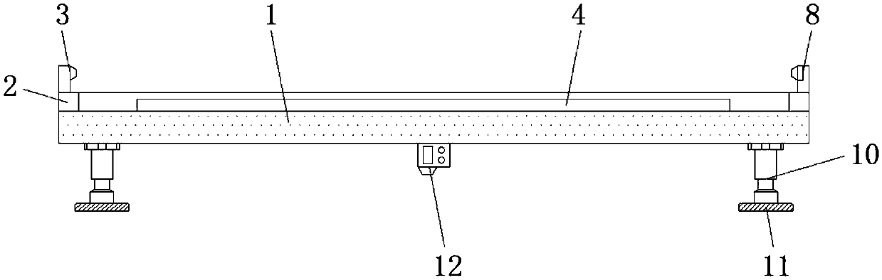 Part machining and fixing clamp for numerical control drilling machine