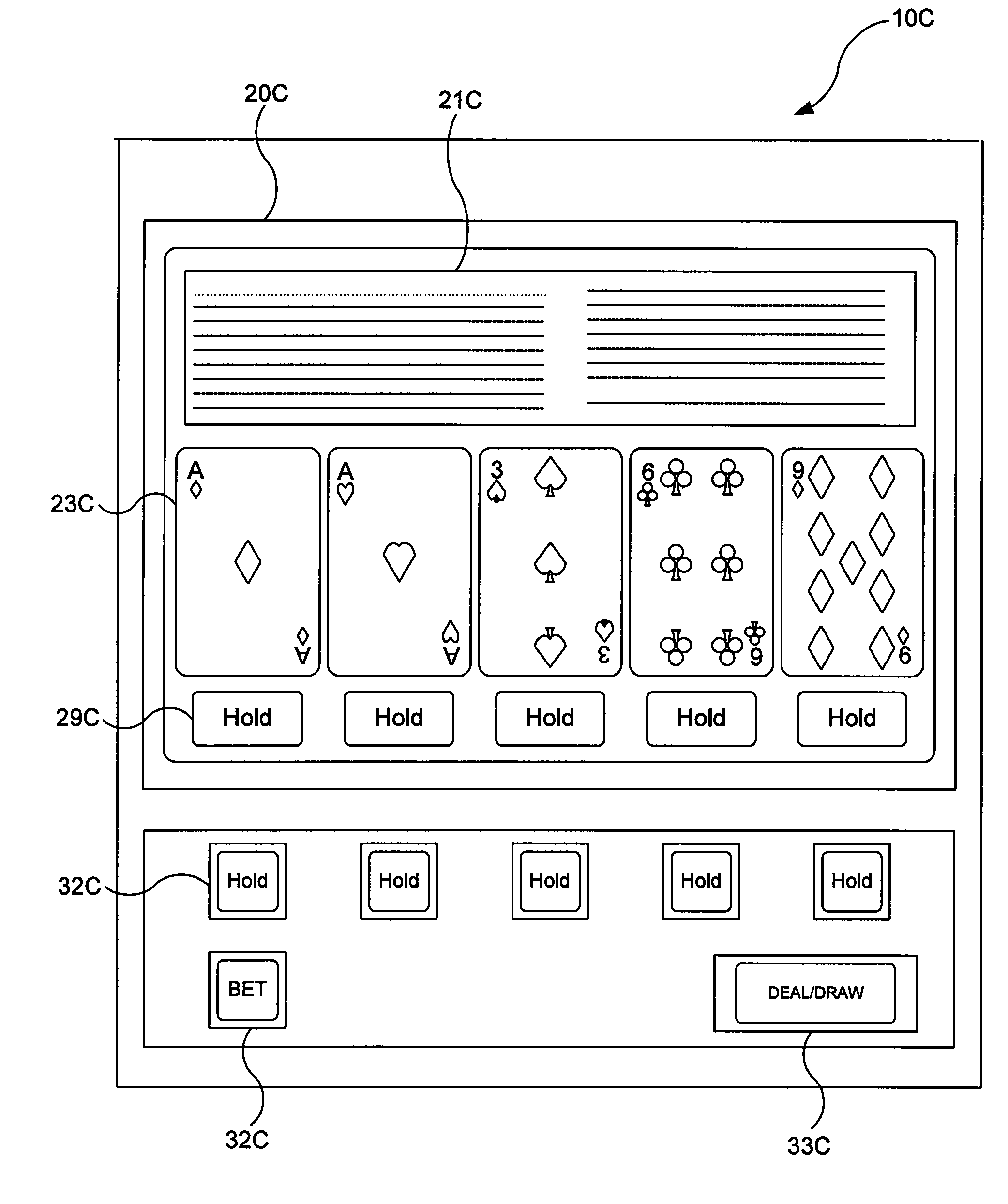 Shared game play on gaming device