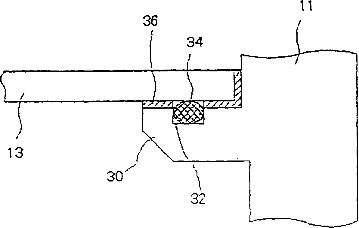 Plasma processing apparatus, process vessel for plasma processing apparatus and dielectric plate