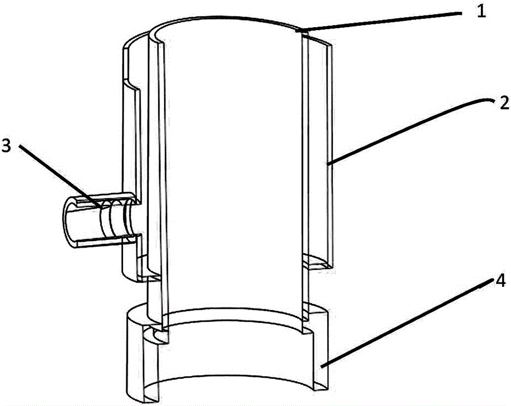 Double-layer gas exhaust pipeline and application thereof