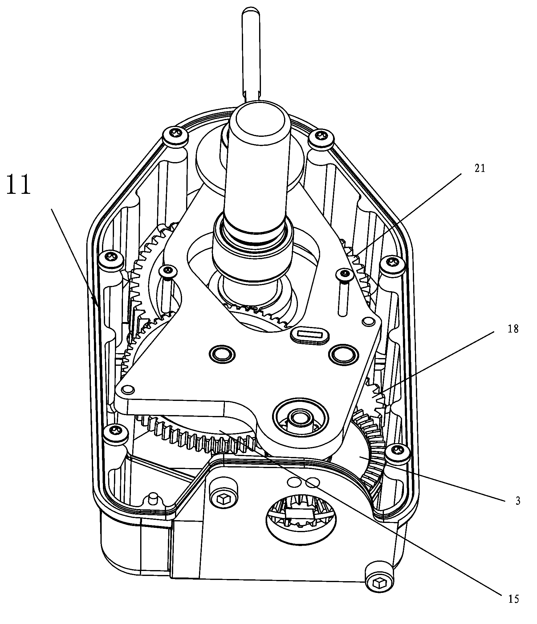 Electric support leg