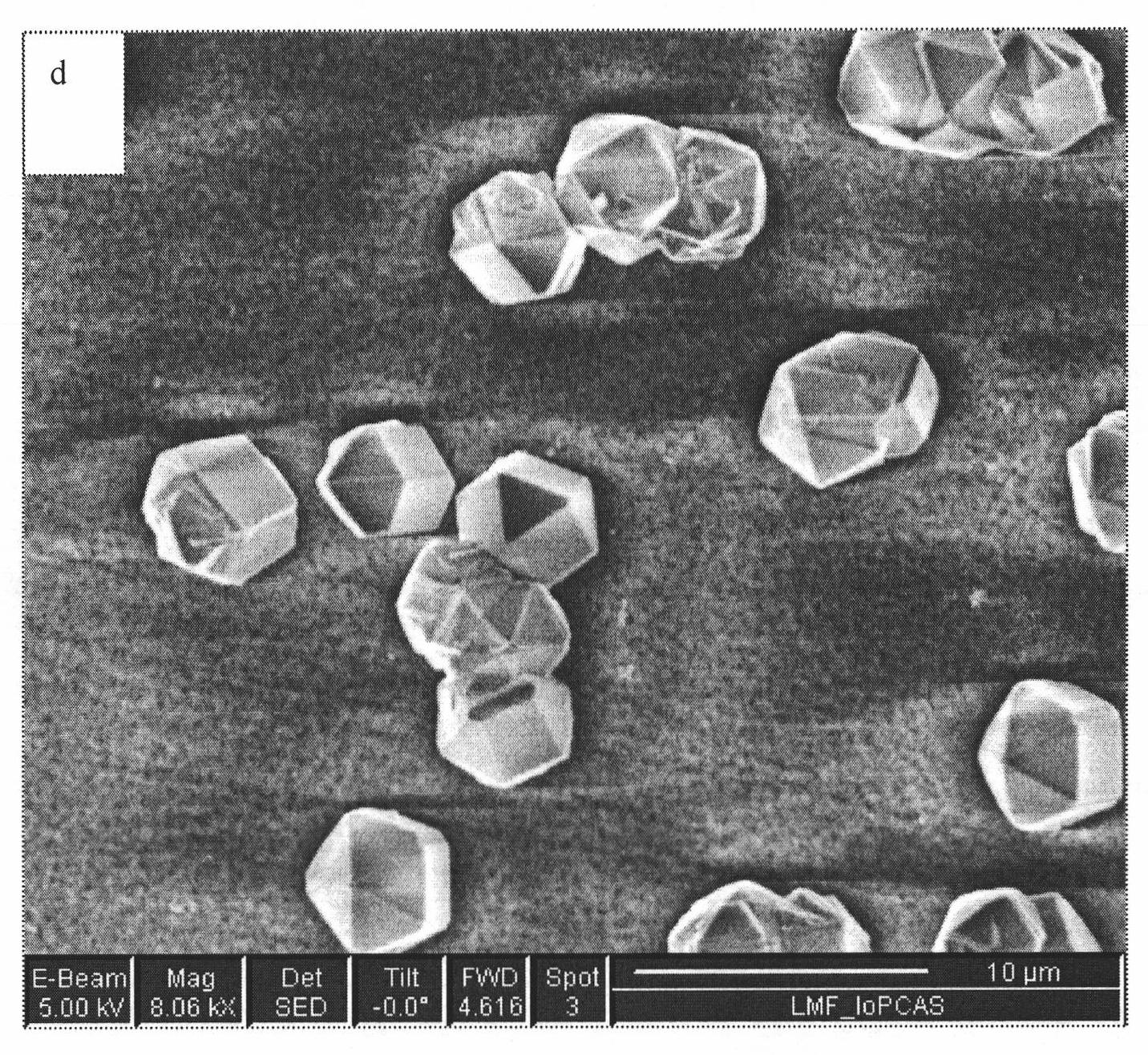 Preparation method of graphene on diamond (111) surface