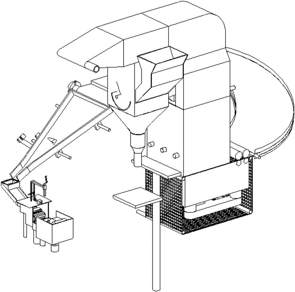 Paper money sorting machine based on expansion by spiral air