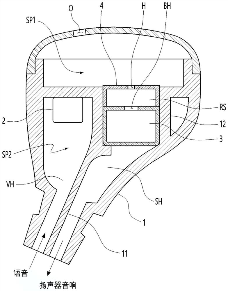 Earset having utterer voice restoration function