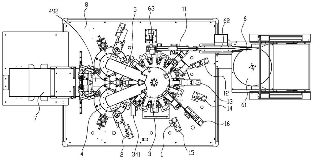 Full-automatic appearance inspection box placing and packaging equipment for electrolytic capacitors