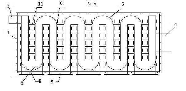 Rotary air-cooled smoke cooling device