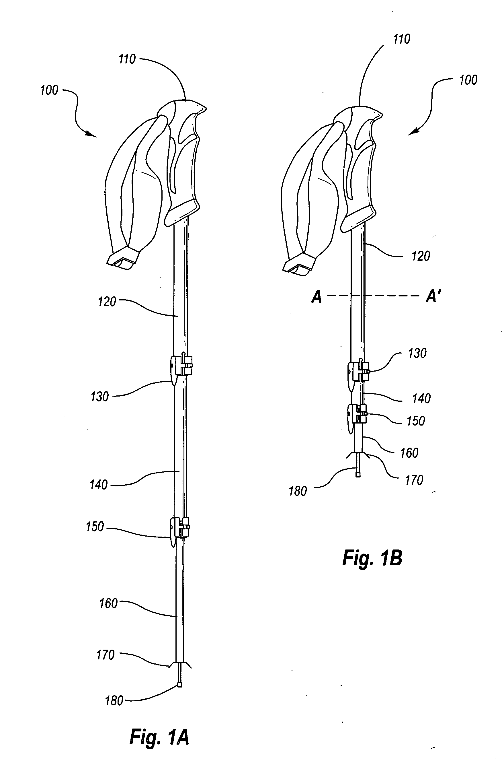 Collapsible ski pole system