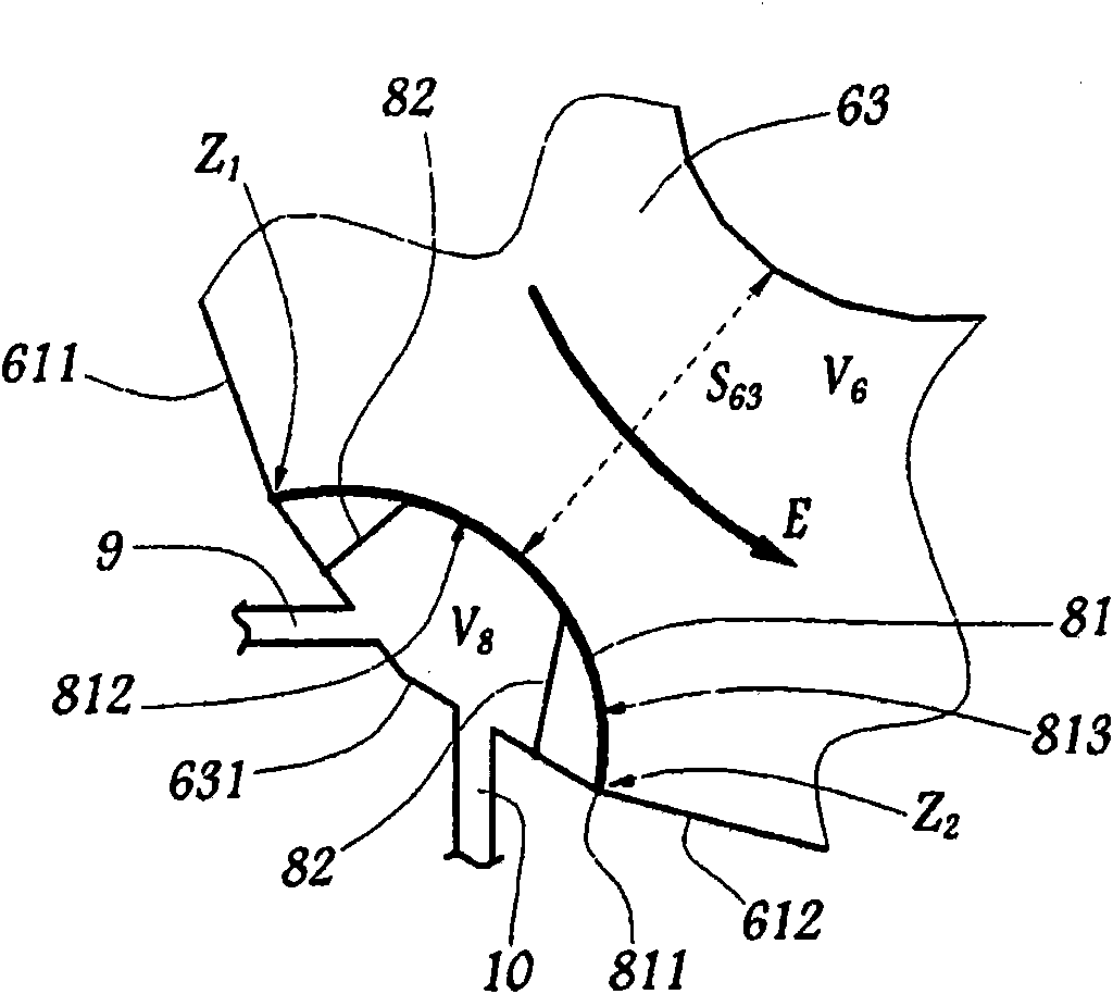 Energy conversion hydraulic plant and method for controlling such plant