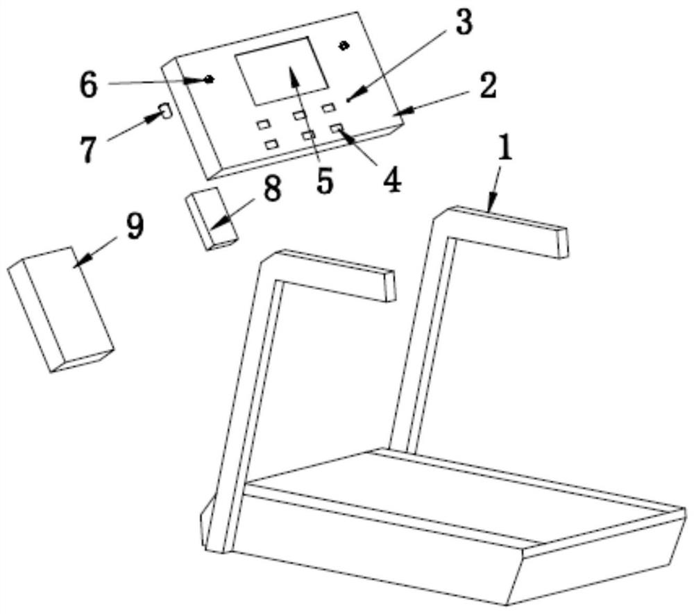 System device for Bluetooth voice connection between treadmill and mobile phone