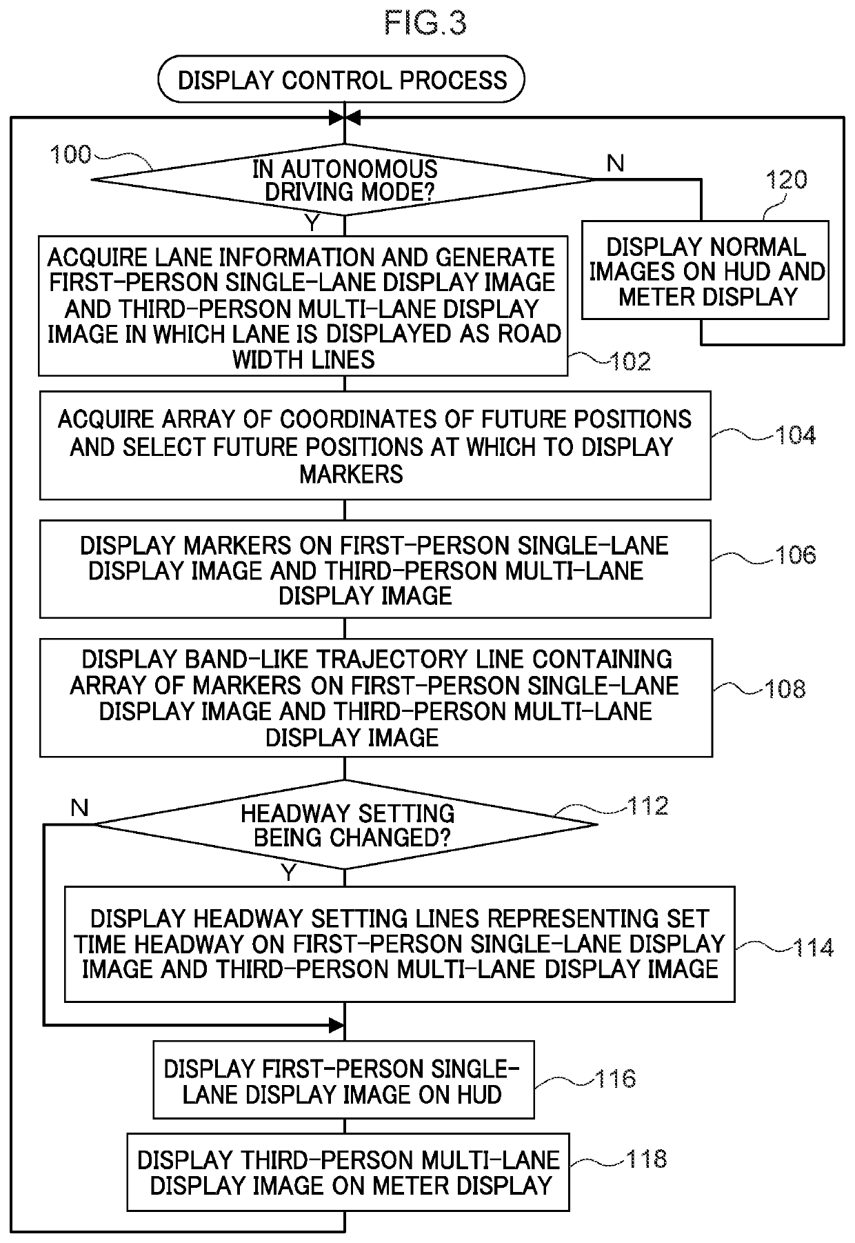 Vehicle display device